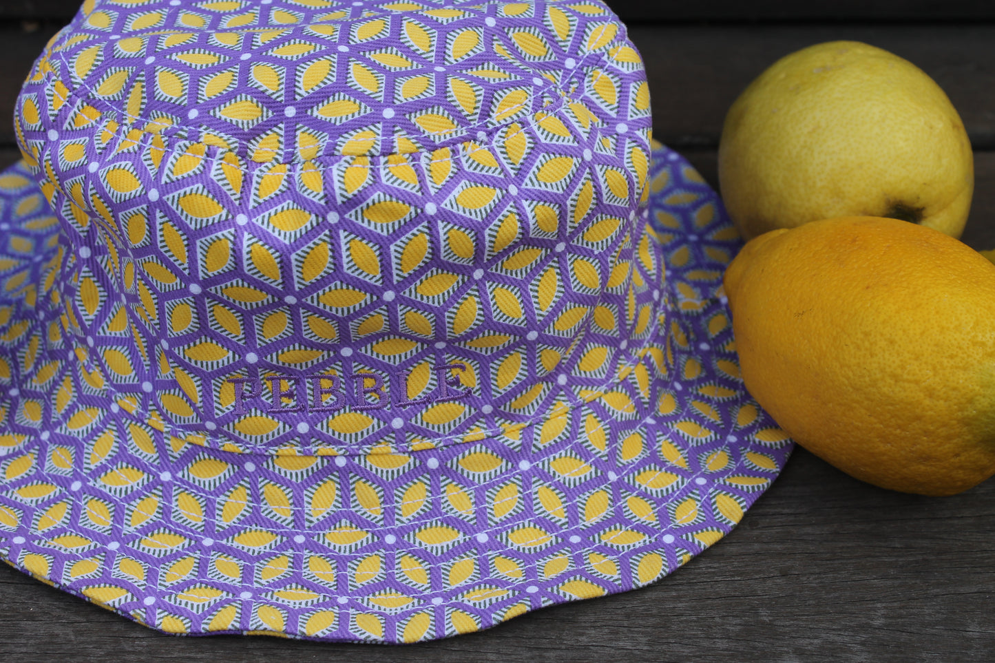YELLOW LAVENDER BUCKET HAT